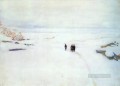 冬のロストフ 偉大な 1906 年 コンスタンティン ユオンの雪景色